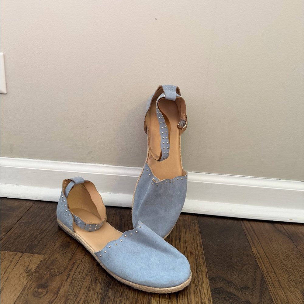 LC Lauren Conrad Light Blue Espadrilles